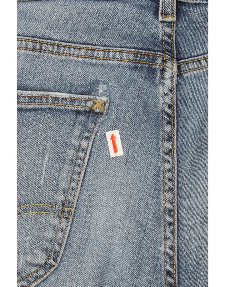 LEE Womens Luke Distressed Slim Jeans W32 L32 Blue Cotton Vintage Lee and Second-Hand Lee from Messina Hembry 