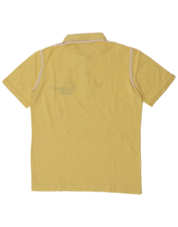 Ellesse Mens Polo Shirt IT 48 Medium Yellow