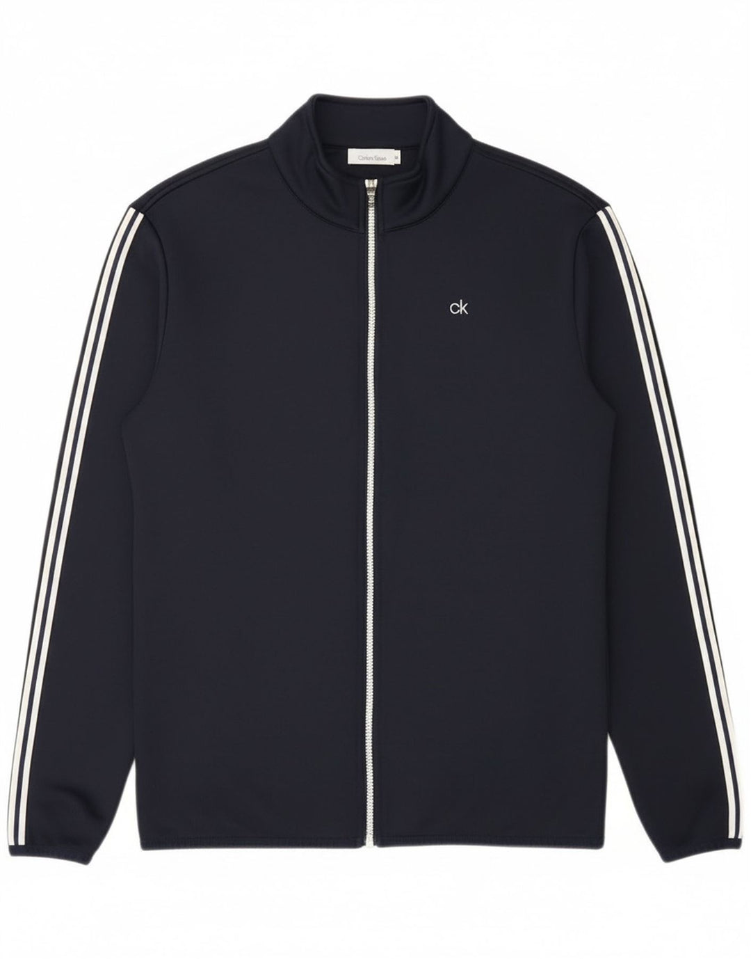 Calvin Klein Herre træningsdragt Topjakke Stor marineblå stribet polyester