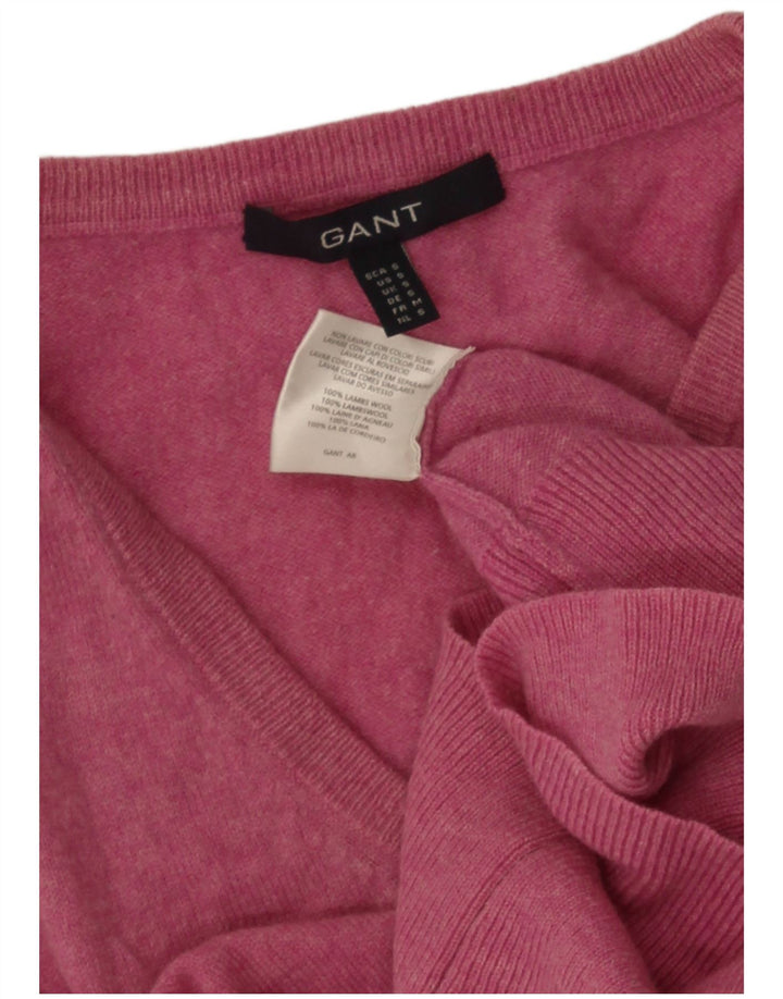 Gant Dame Vest Tank Top UK 8 Small Pink Lambswool