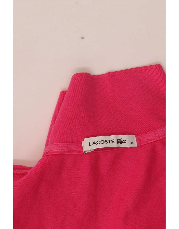 Lacoste Dame Polo Shirt Størrelse 36 Lille Pink