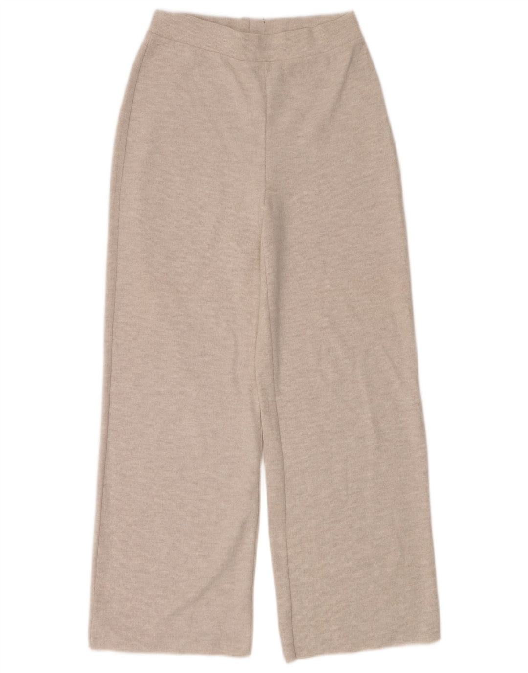 Zara Træningsdragtsbukser til kvinder UK 12 Medium Beige Flecked Polyester