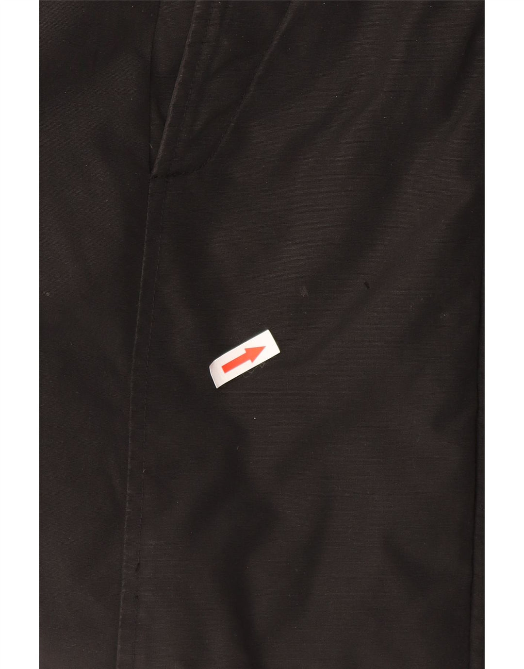 Woolrich Polstret hættejakke til kvinder UK 14 Medium Sort Bomuld