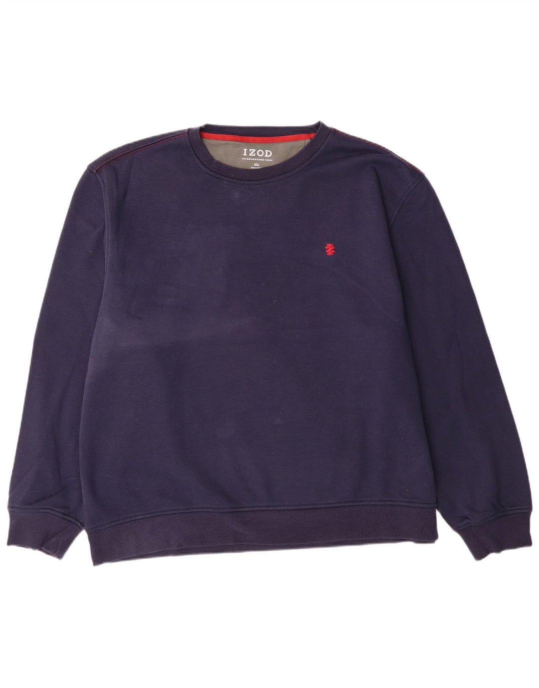 Izod Herre Sweatshirt Jumper 2XL Navy Blue Polyester