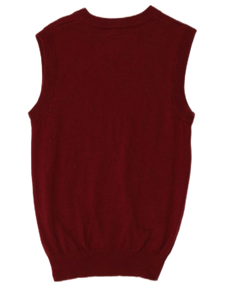 Jack Wills Herrevest Tank Top Stor rødbrun uld