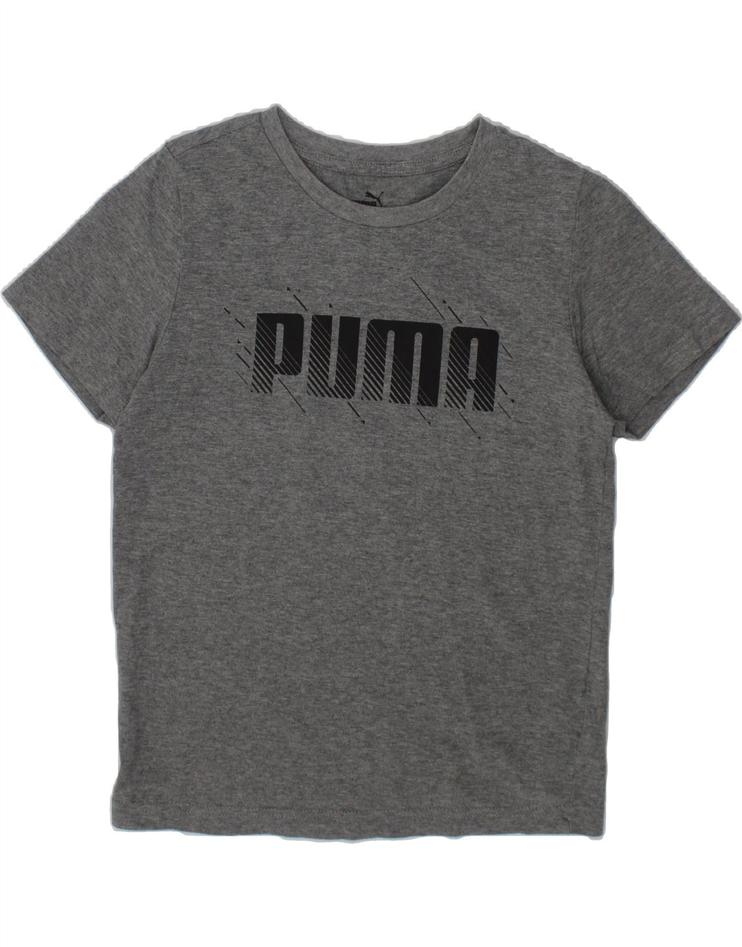 PUMA Boys Graphic T-Shirt Top 9-10 Years  Grey Cotton Vintage Puma and Second-Hand Puma from Messina Hembry 