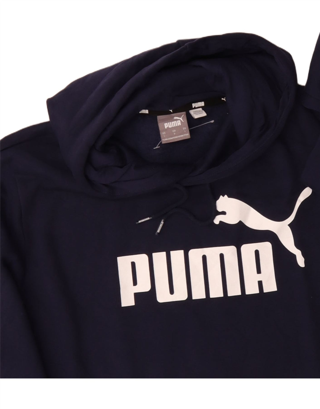 PUMA Grafisk hættetrøje til mænd, stor marineblå