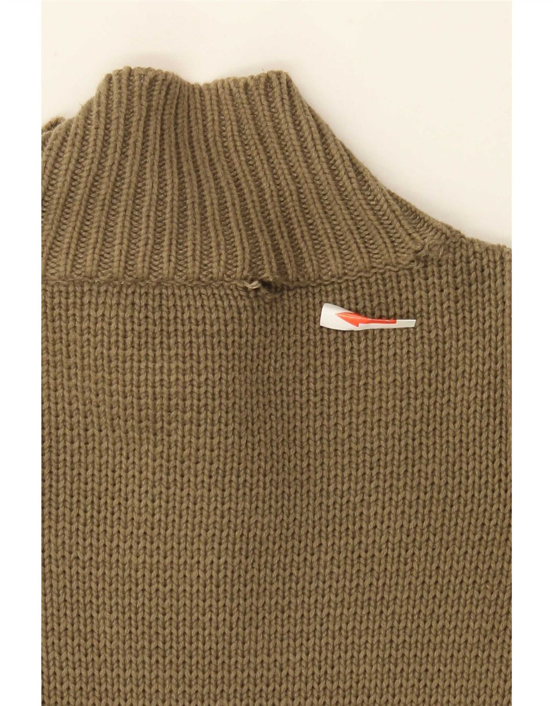 Quiksilver Cardigan Sweater til mænd Lille Khaki Bomuld