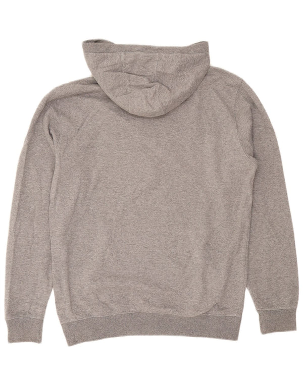 Vans Mens Graphic Hoodie Jumper Medium Grey Cotton