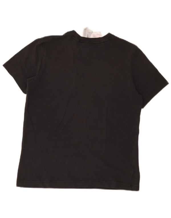 Adidas drenge grafisk t-shirt top 11-12 år sort bomuld