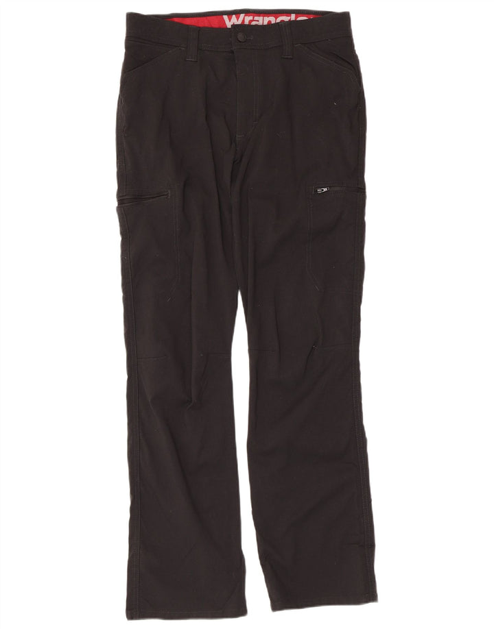 Wrangler Straight Cargo bukser til mænd W32 L30 sort nylon