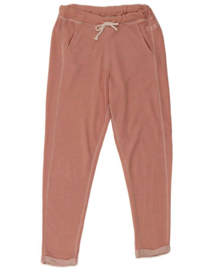 Billabong Dame træningsdragt Bukser Joggers US 8 Medium Pink Nålestribe