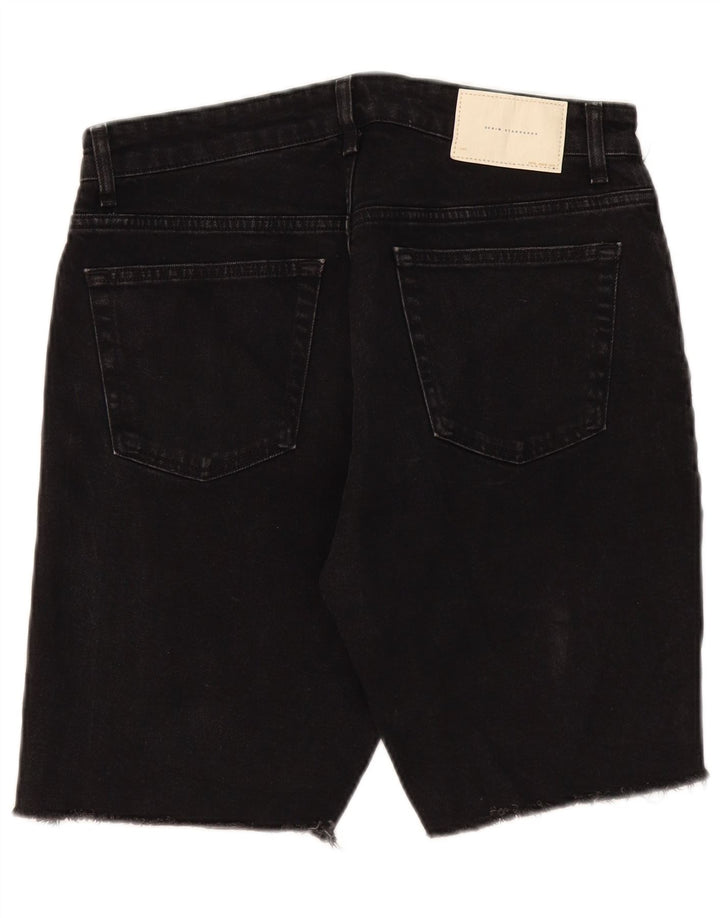 Zara Herre Denim Shorts EU 42 Large W32 Sort