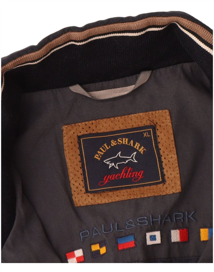 Paul & Shark Herre Gilet UK 42 XL Grå farveblok