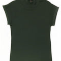 Zara T-Shirt Top UK 12 Medium Grøn