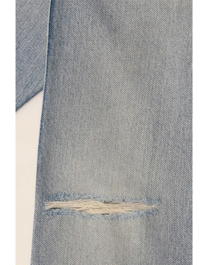 Roy Rogers Herre Distressed Straight Jeans W34 L33 Blå