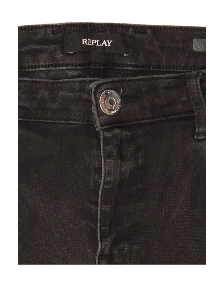 Replay Dame Skinny Jeans W28 L28 Sort