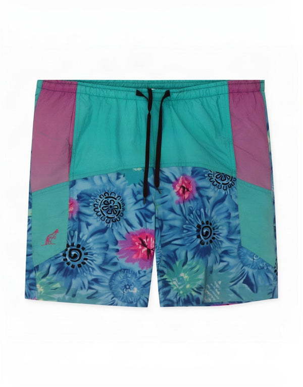 AUSTRALIAN L'ALPINA Badeshorts til mænd IT 48 Medium Blue Floral