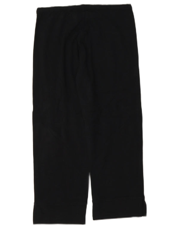 Reebok Dame Capri Træningsdragt Bukser UK 12 Medium Sort
