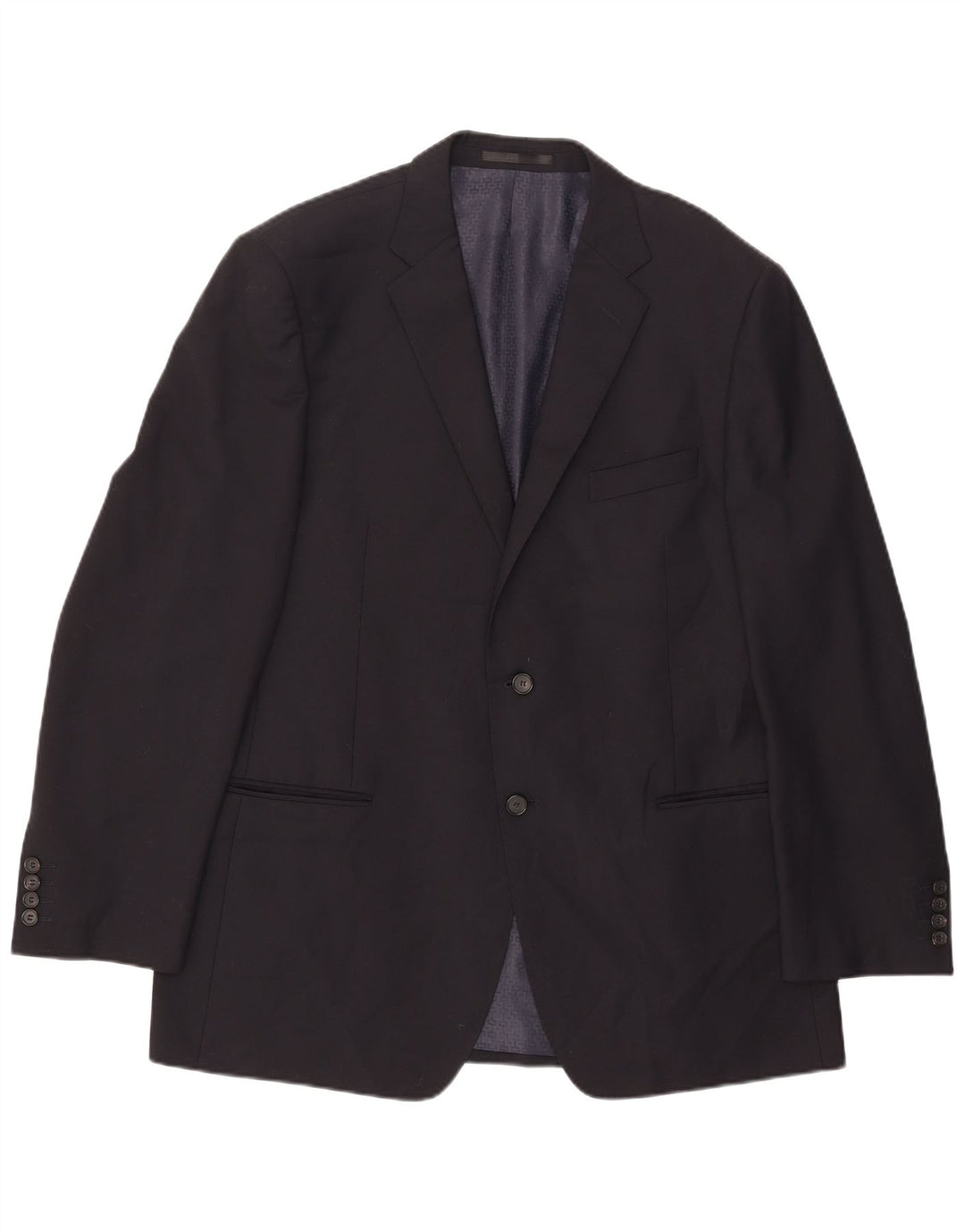 Marks & Spencer Herre Autograph 2 Button Blazer Jacket UK 44 XL Navy Blue