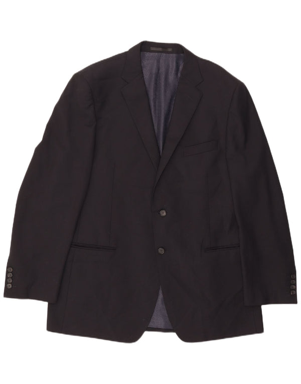 Marks & Spencer Herre Autograph 2 Button Blazer Jacket UK 44 XL Navy Blue