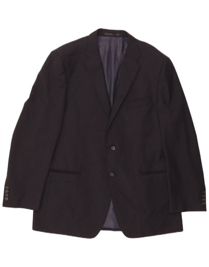Marks & Spencer Herre Autograph 2 Button Blazer Jacket UK 44 XL Navy Blue