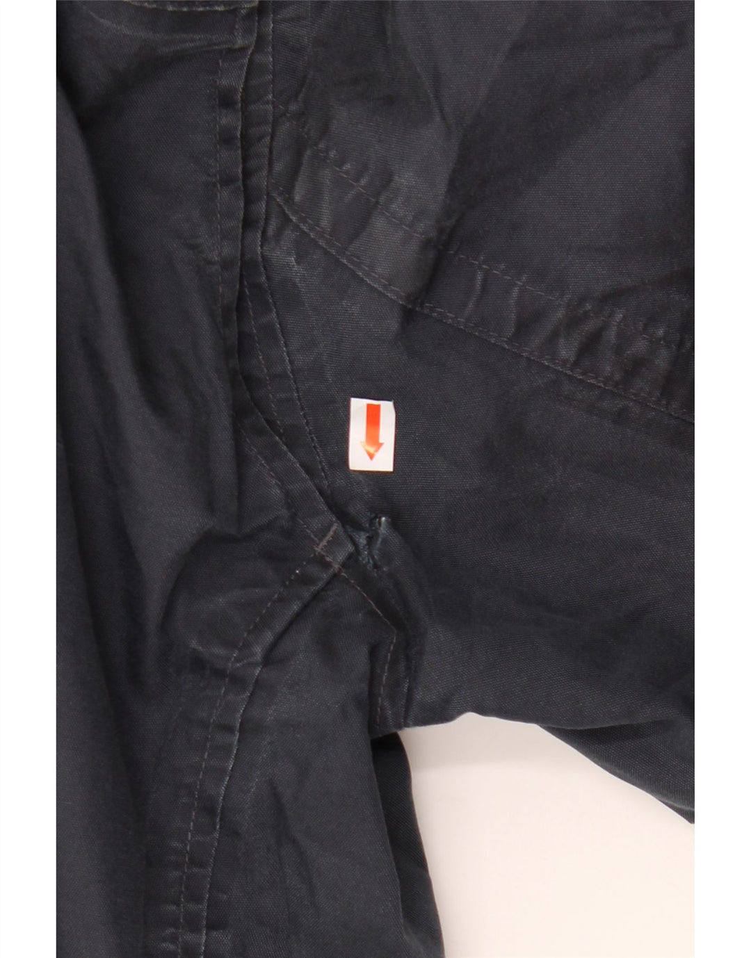 TIMBERLAND Herre Hooded Parka Jacket UK 40 Large Navy Blue Cotton