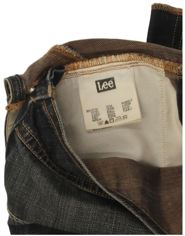 Lee Womens Dungarees Straight Jeans Medium L29 Blue Cotton
