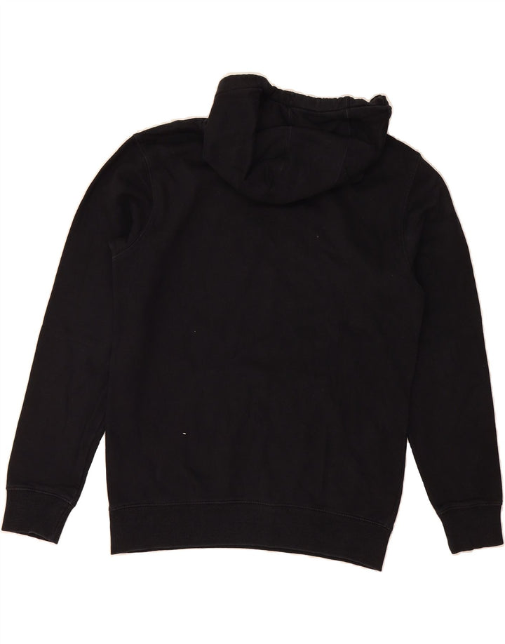 VANS Mens Graphic Hoodie Jumper Small Black Cotton Vintage Vans and Second-Hand Vans from Messina Hembry 