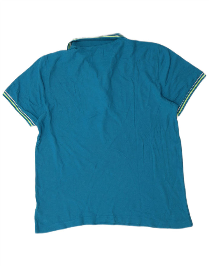 Lotto Herre Polo Shirt XL Blå Bomuld