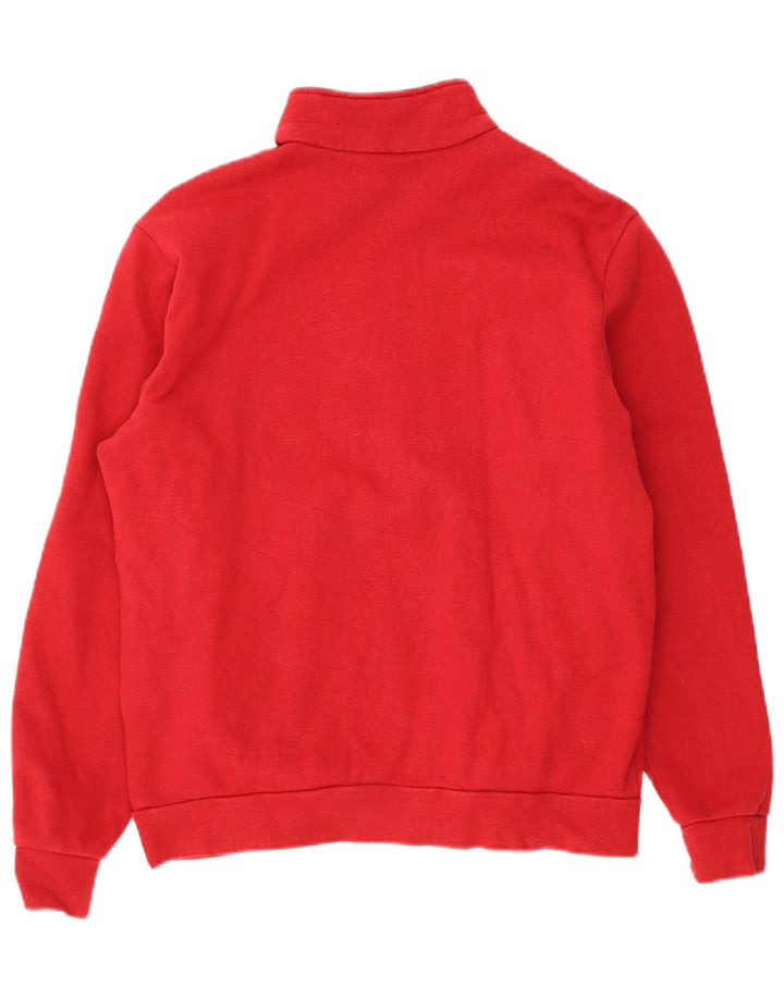 Kappa Sweatshirt med lynlås til mænd XL rød bomuld