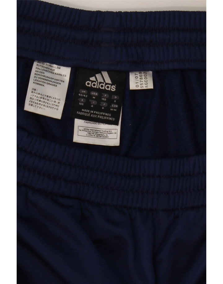 ADIDAS Træningsdragtsbukser til mænd UK 40/42 Medium Navy Blue Colourblock