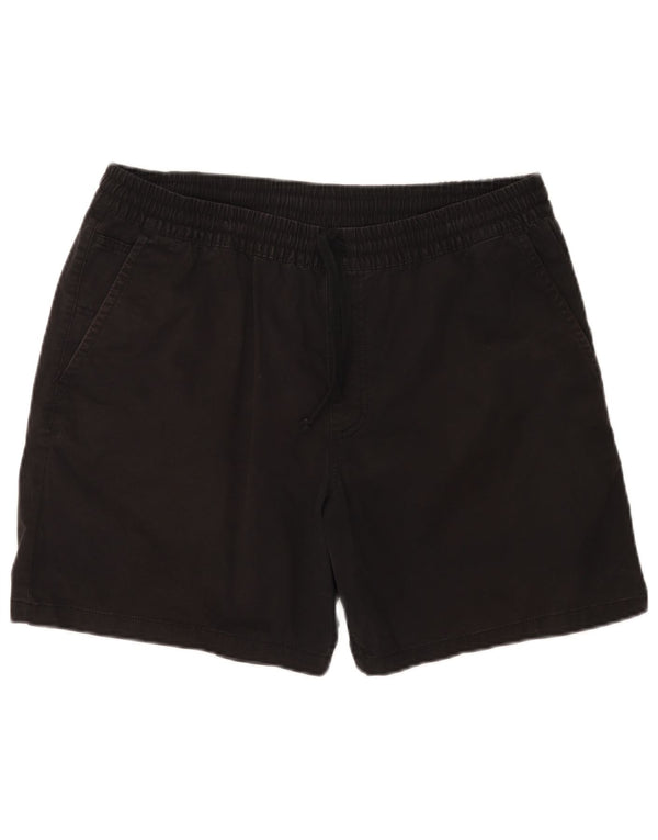 Vans Herre Relaxed Fit Chino Shorts XL W38 Sort Bomuld