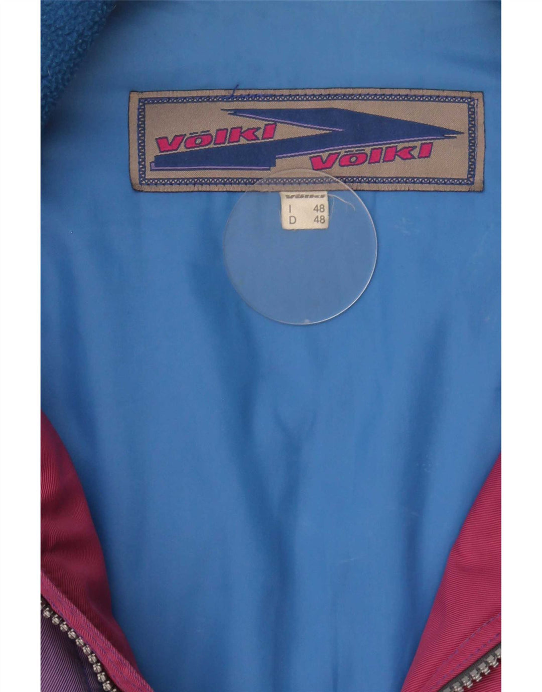 Volkl Herre Skijakke EU 48 Medium Blue Colourblock Polyamid
