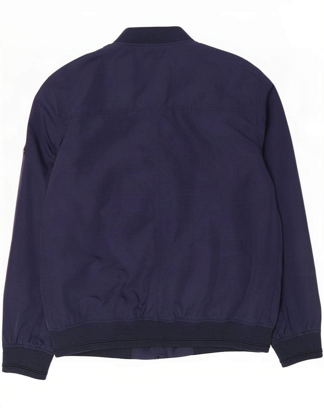 Ben Sherman Herre Bomber Jacket UK 40 Large Navy Blue Polyester