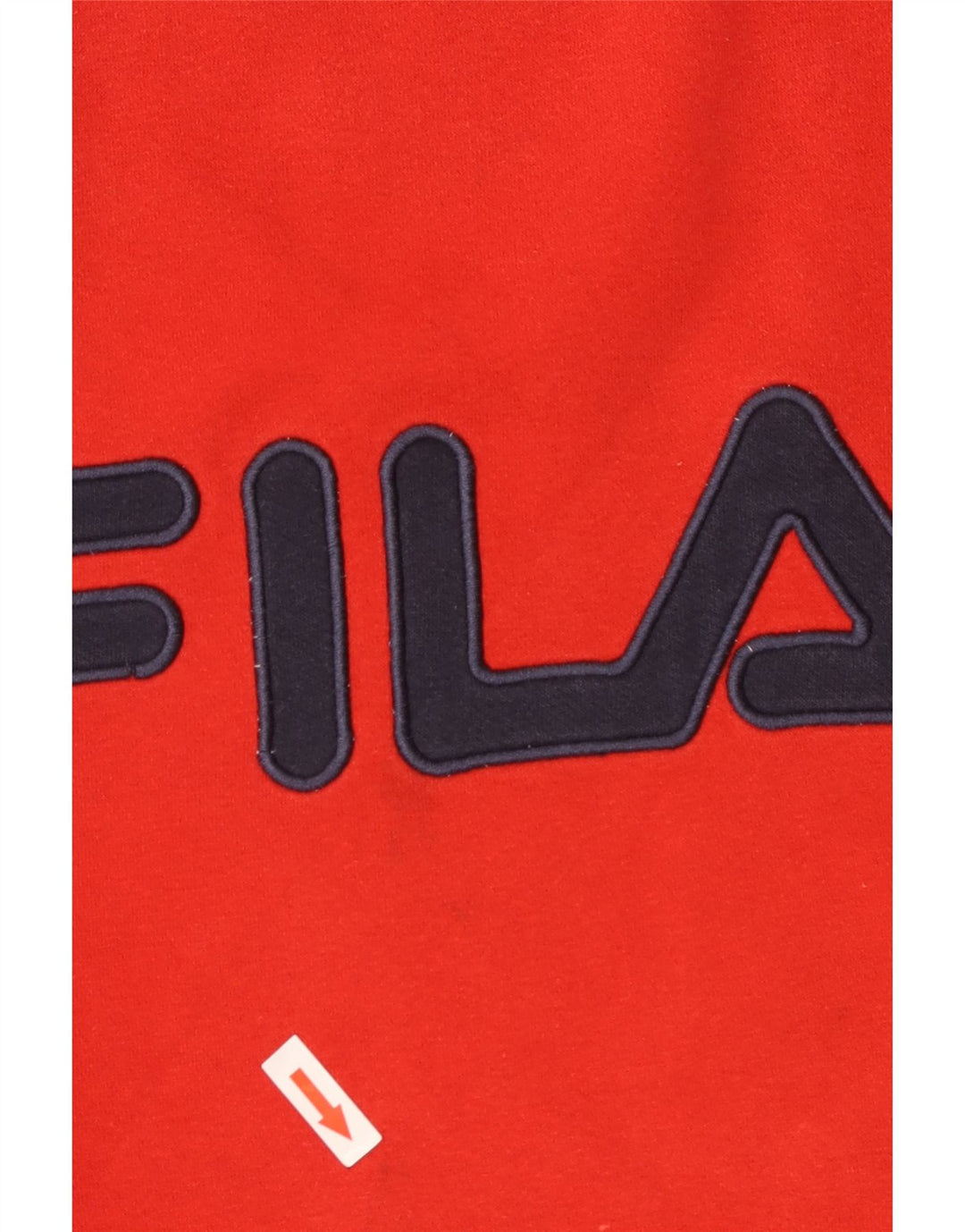 Fila Herre Grafisk Sweatshirt Jumper Lille Rød Bomuld