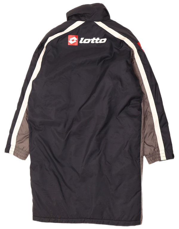 Lotto Herre Overfrakke UK 36 Small Black Colourblock Nylon Sports