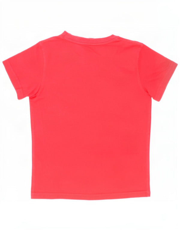 Puma piger grafisk t-shirt top 7-8 år rød bomuld