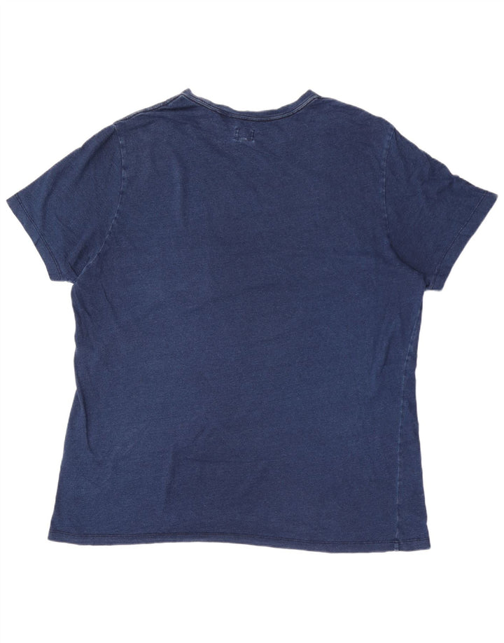 Levi's Herre T-Shirt Top 2XL Blå Bomuld