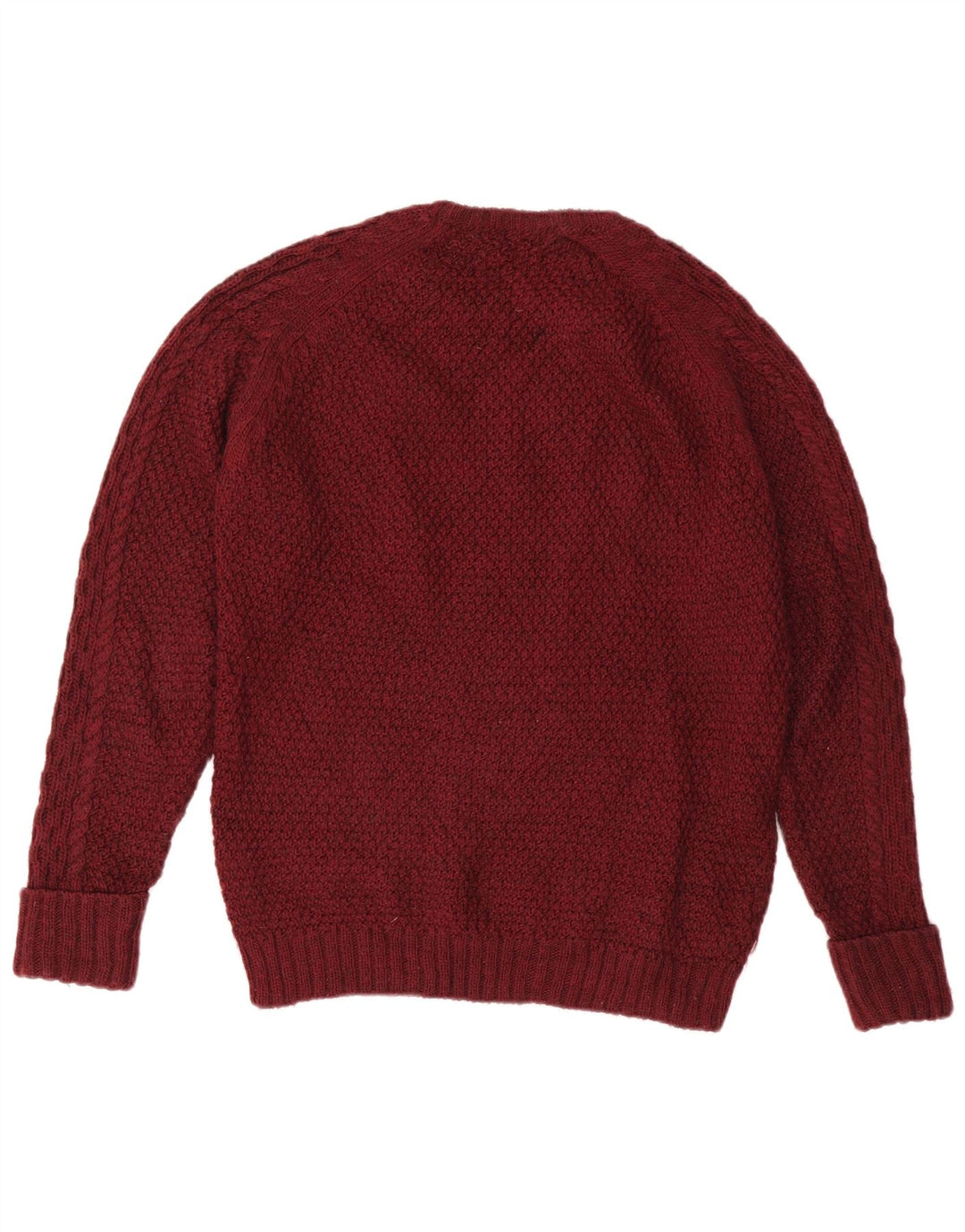 ZARA Herre sweater med rund hals XL rødbrun