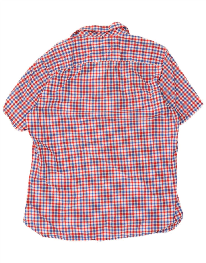 TOMMY HILFIGER Herre Custom Fit skjorte Stor flerfarvet Gingham
