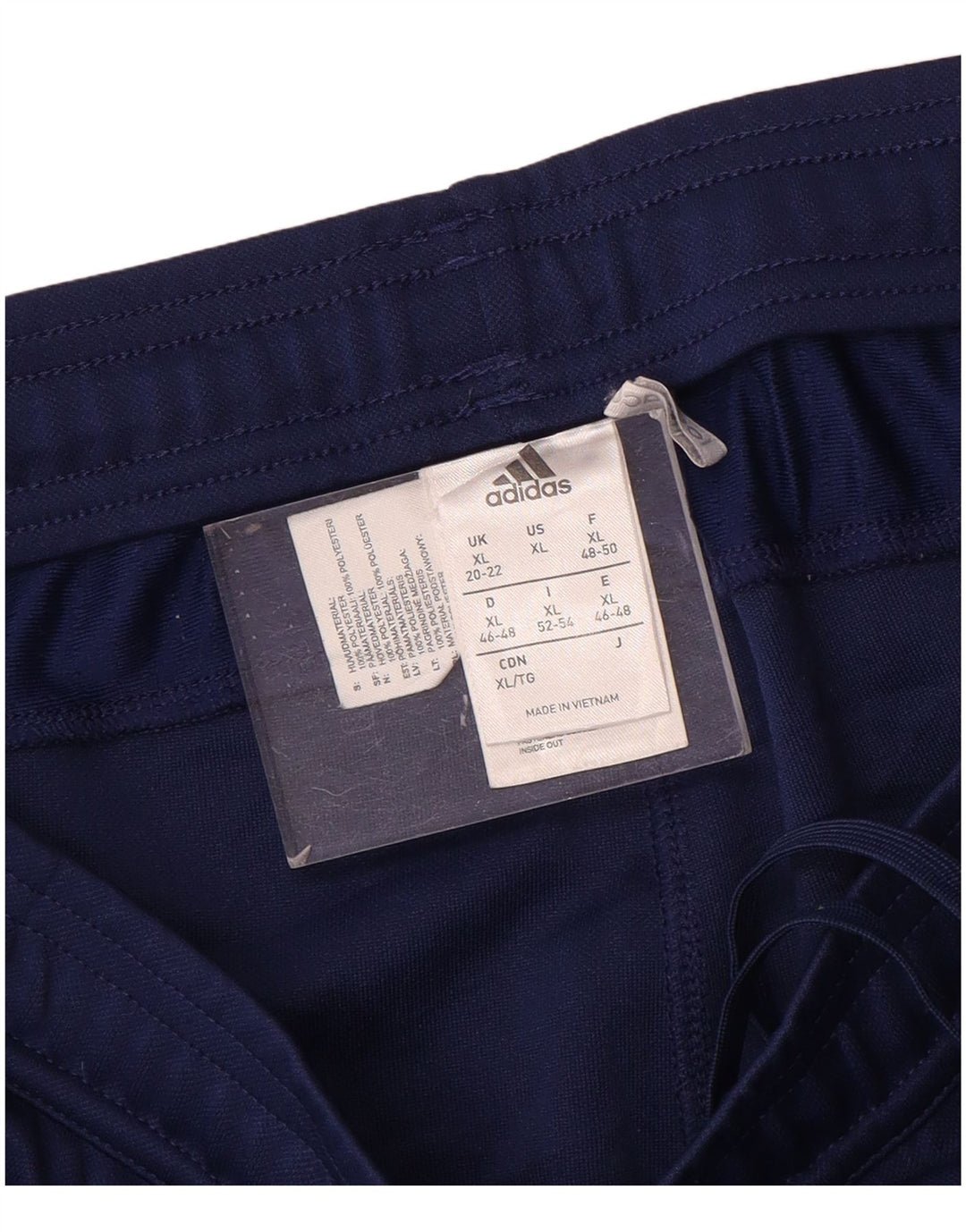 Adidas Dame Climacool Træningsdragt Bukser UK 20/22 XL Navy Blue Polyester