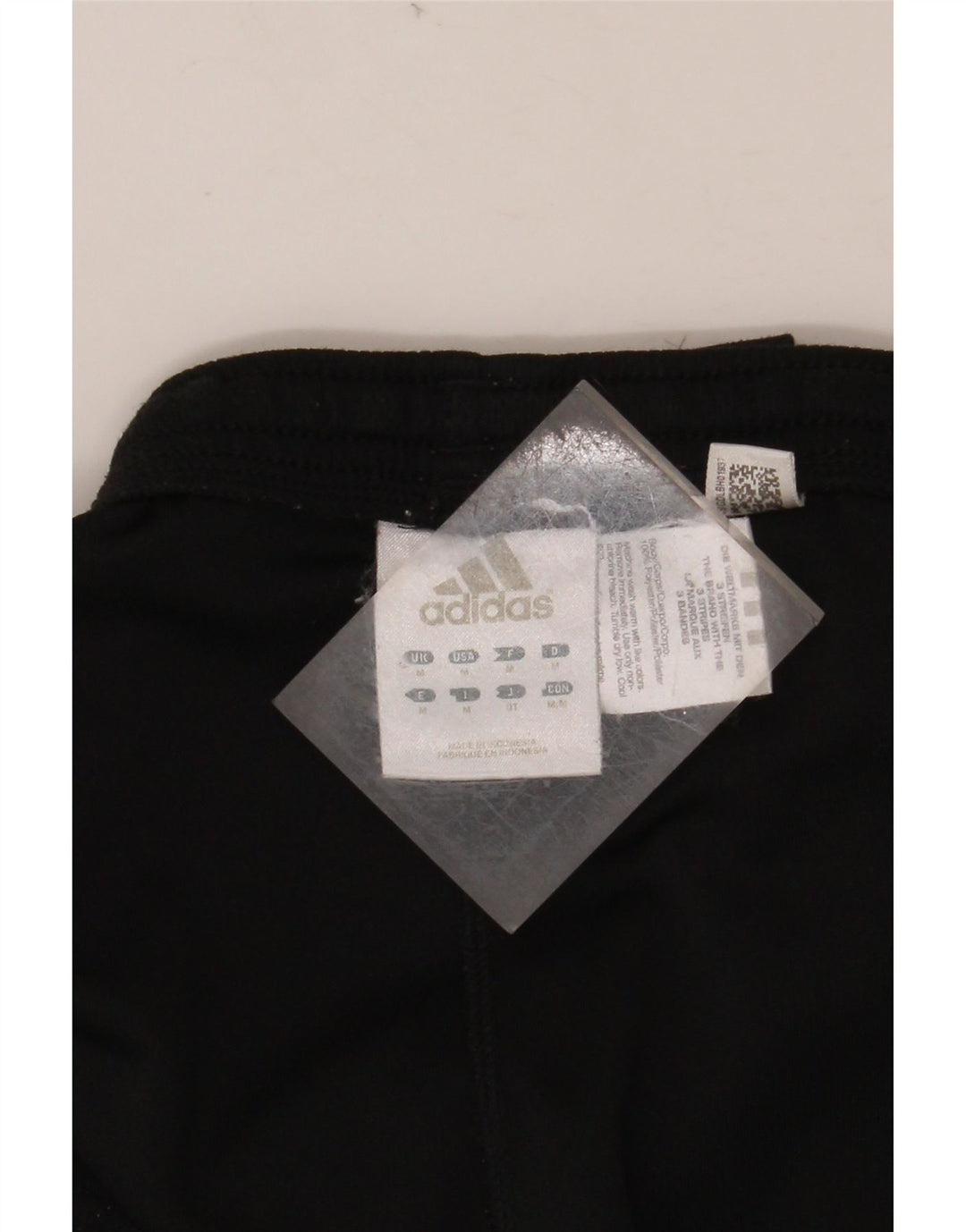 ADIDAS sportsshorts til kvinder UK 14 Medium Sort polyester