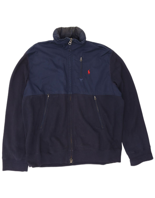 Polo Ralph Lauren Herre træningsdragt Top jakke 2XL Navy Blue Colourblock