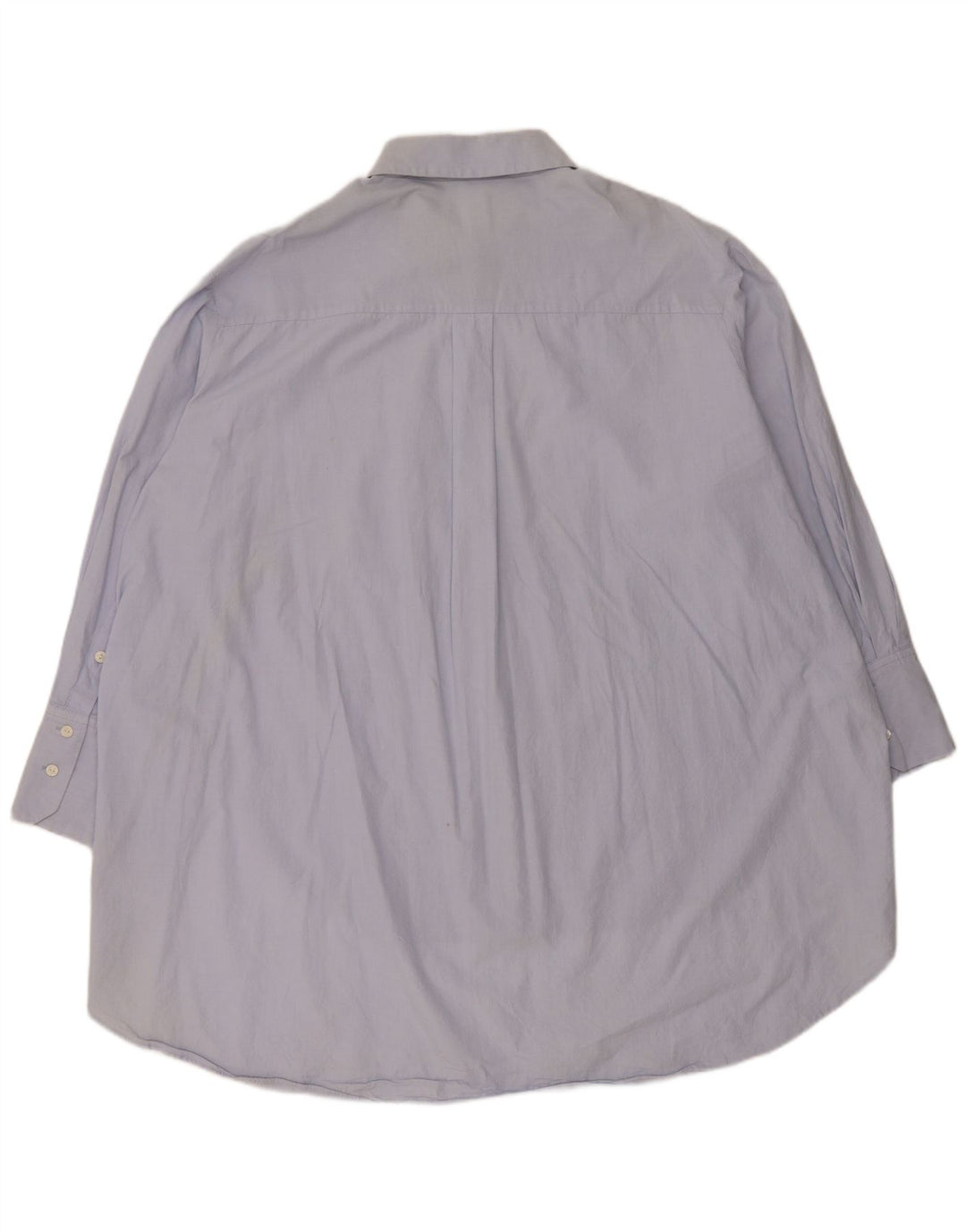 ZARA Womens Oversized Shirt Dress UK 14 Medium Blue Cotton