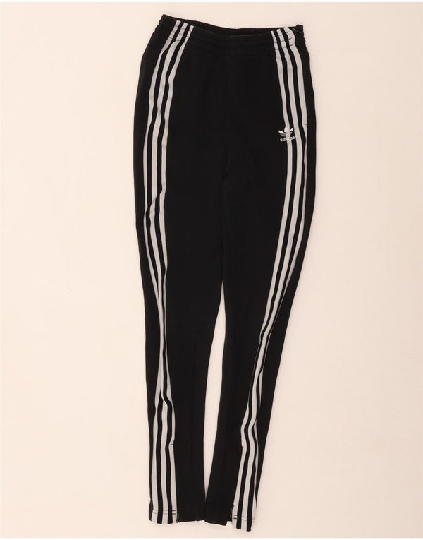 ADIDAS Træningsdragtsbukser til kvinder UK 8 Small Black Polyester