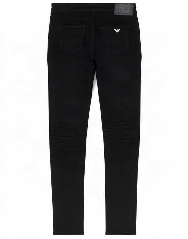 Armani Dame Skinny Jeans W26 L31 Sort Polyester