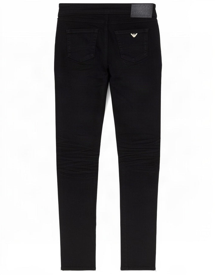 Armani Dame Skinny Jeans W26 L31 Sort Polyester