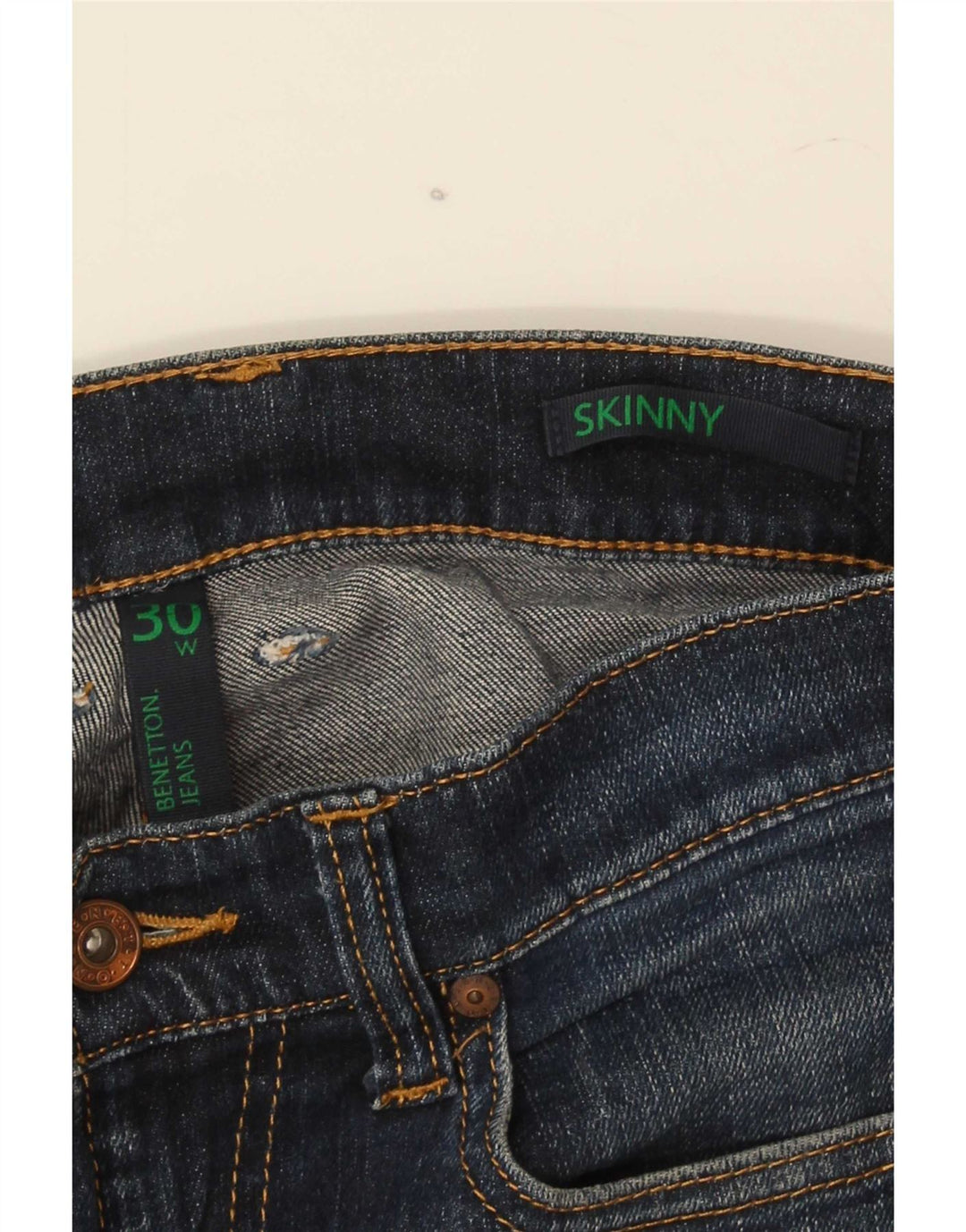 Benetton Skinny Jeans til mænd W30 L32 Blå