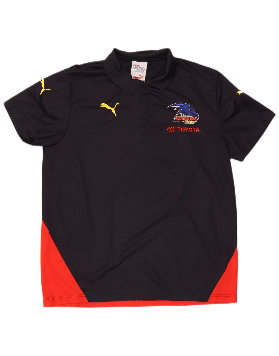 Puma Polo Shirt til mænd XL Marineblå Colourblock Polyester